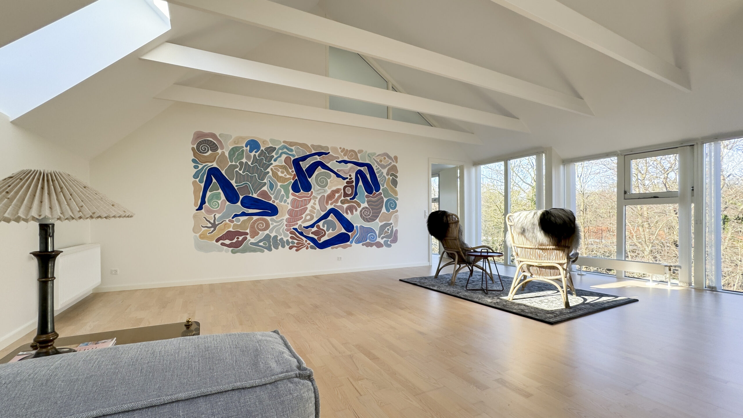 Væg, dagligstue, Vesterhøj