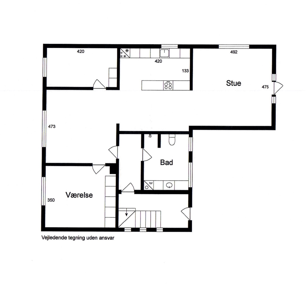 Plantegning, Vesterhøj 1B